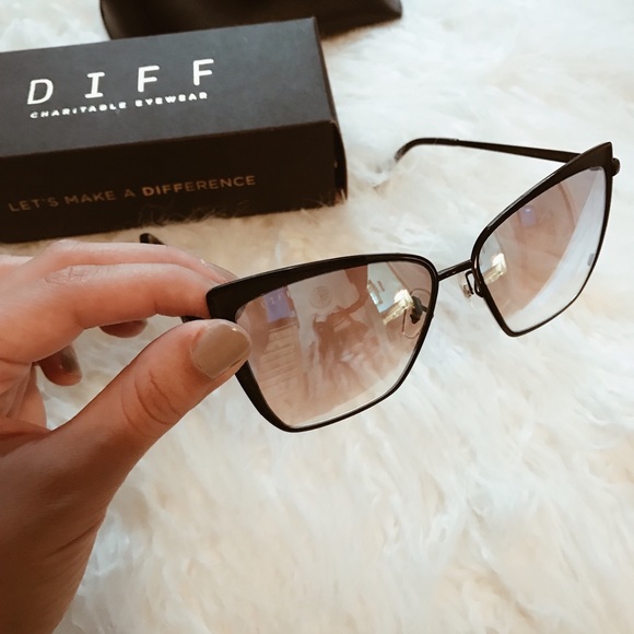 Diff Eyewear Accessories - DIFF eyewear - Becky in black grey gradient